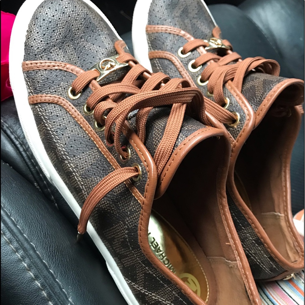 Michael Kors Leather Sneakers